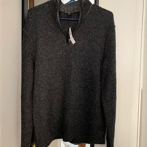 Brand New James Perse Wool Blend Quarter Zip
